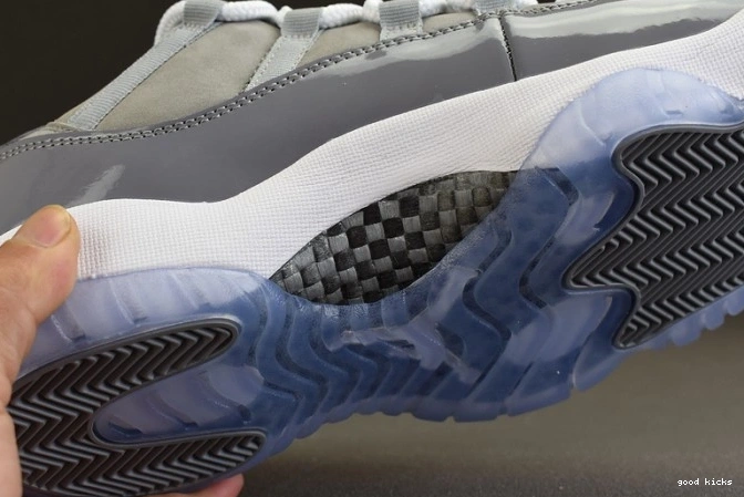 Cheap Air Jordan 11 Low Cool Grey 528895-003 0706